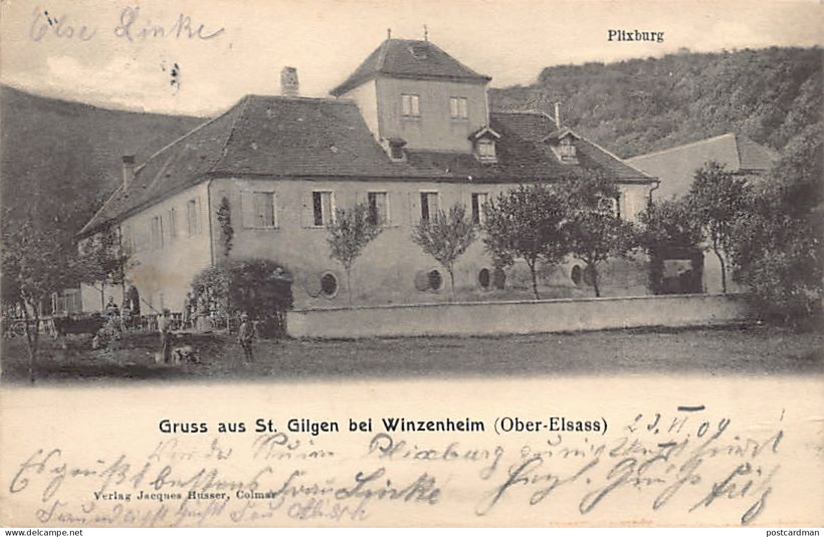 Winzenheim Pflixbourg (68) Gruss Aus St. Gilgen Bein Winzenheim Plixburg - Ed. Jacques Husser - Wintzenheim