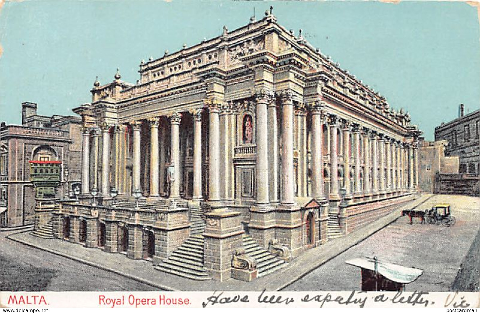 Malta - VALLETTA - Royal Opera House - Publ. Unknown  - Malta