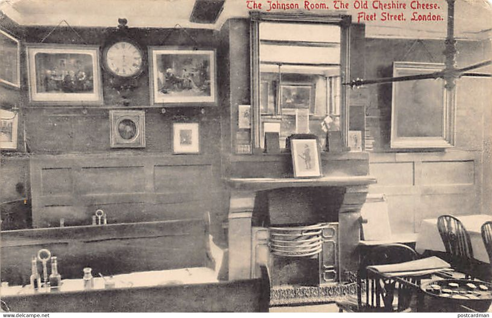 England - LONDON The Johnson Room The Old Cheshire Cheese Fleet Street - Other & Unclassified
