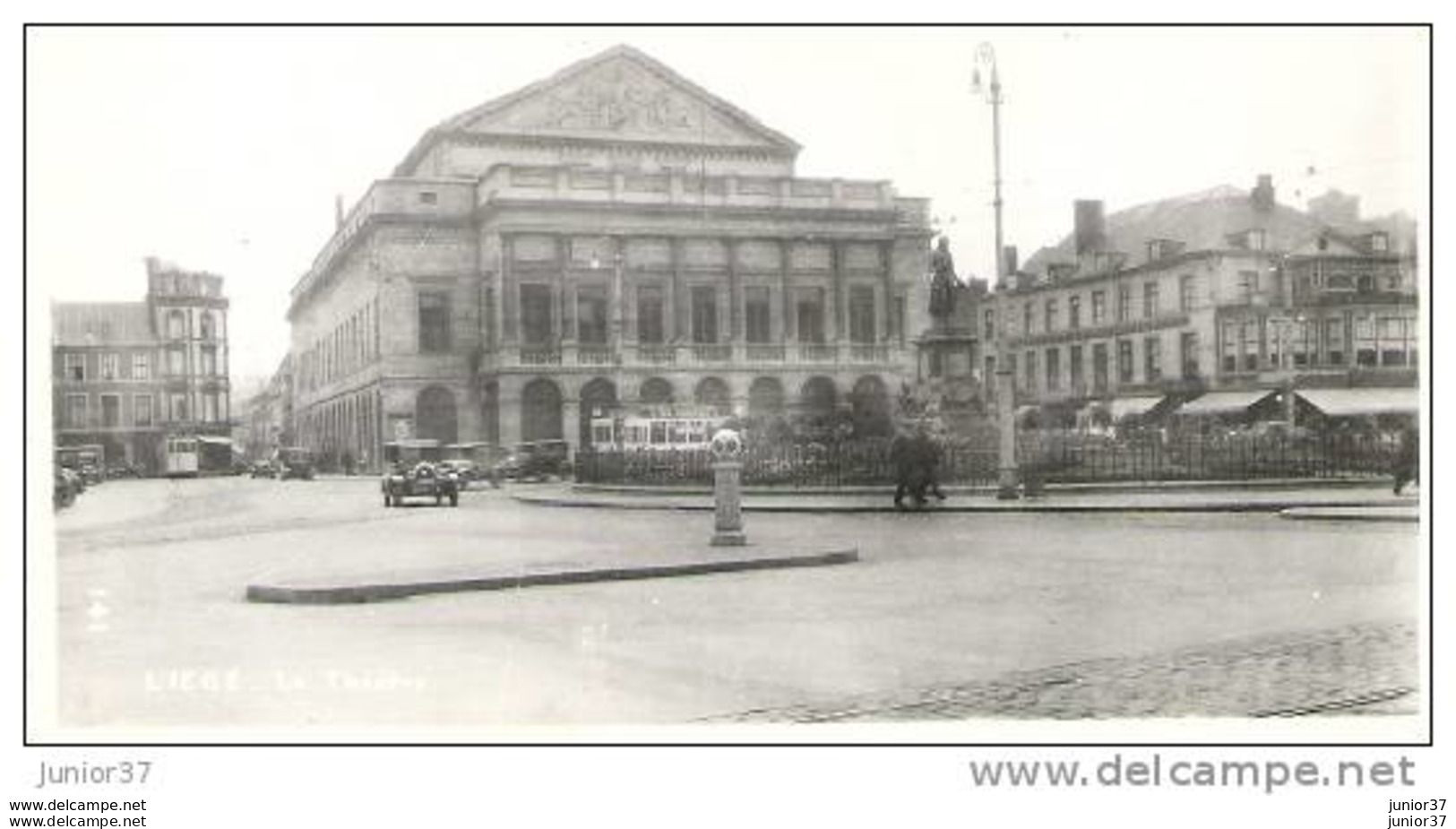 Liège, Le Théâtre, Voitures, Animée - Liege