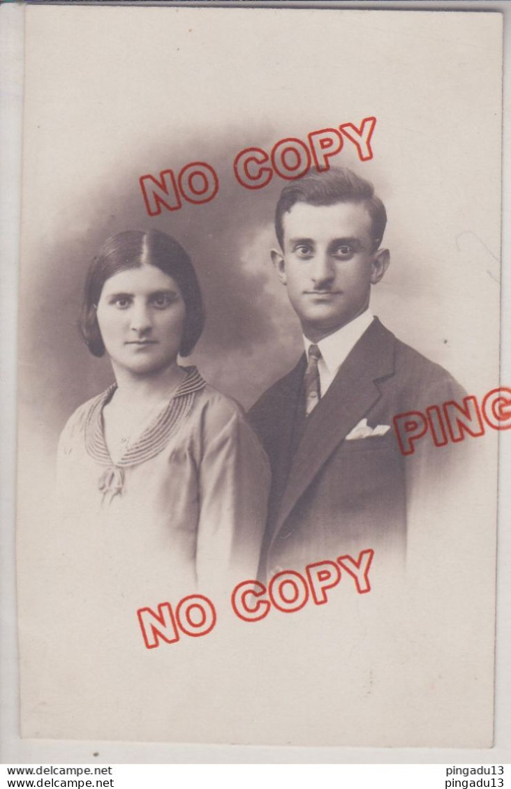 Au Plus Rapide Carte Photo Famille Arménienne Arménie Diaspora Couple - Armenia