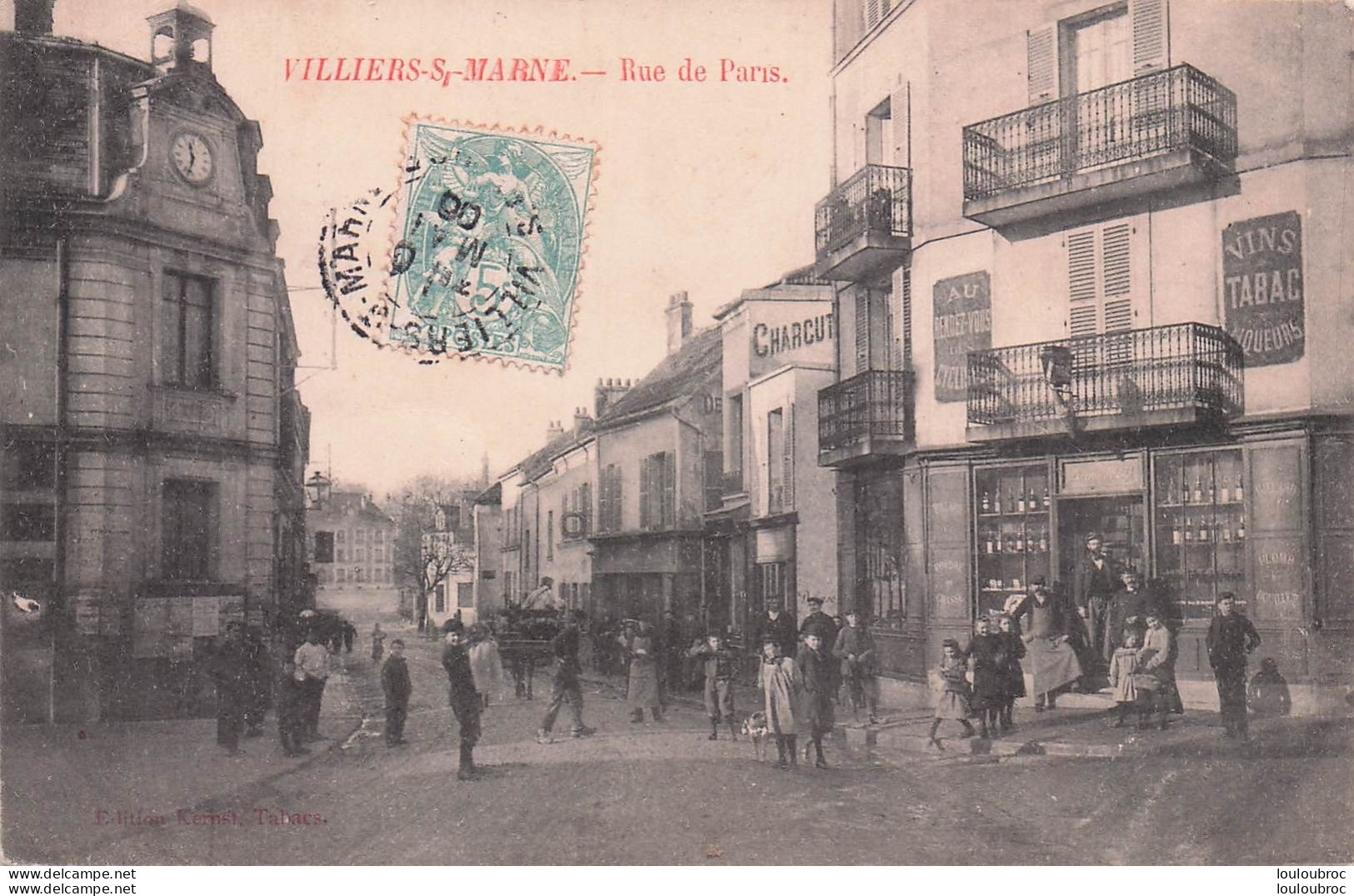 VILLIERS SUR MARNE  RUE DE PARIS R1 - Villiers Sur Marne