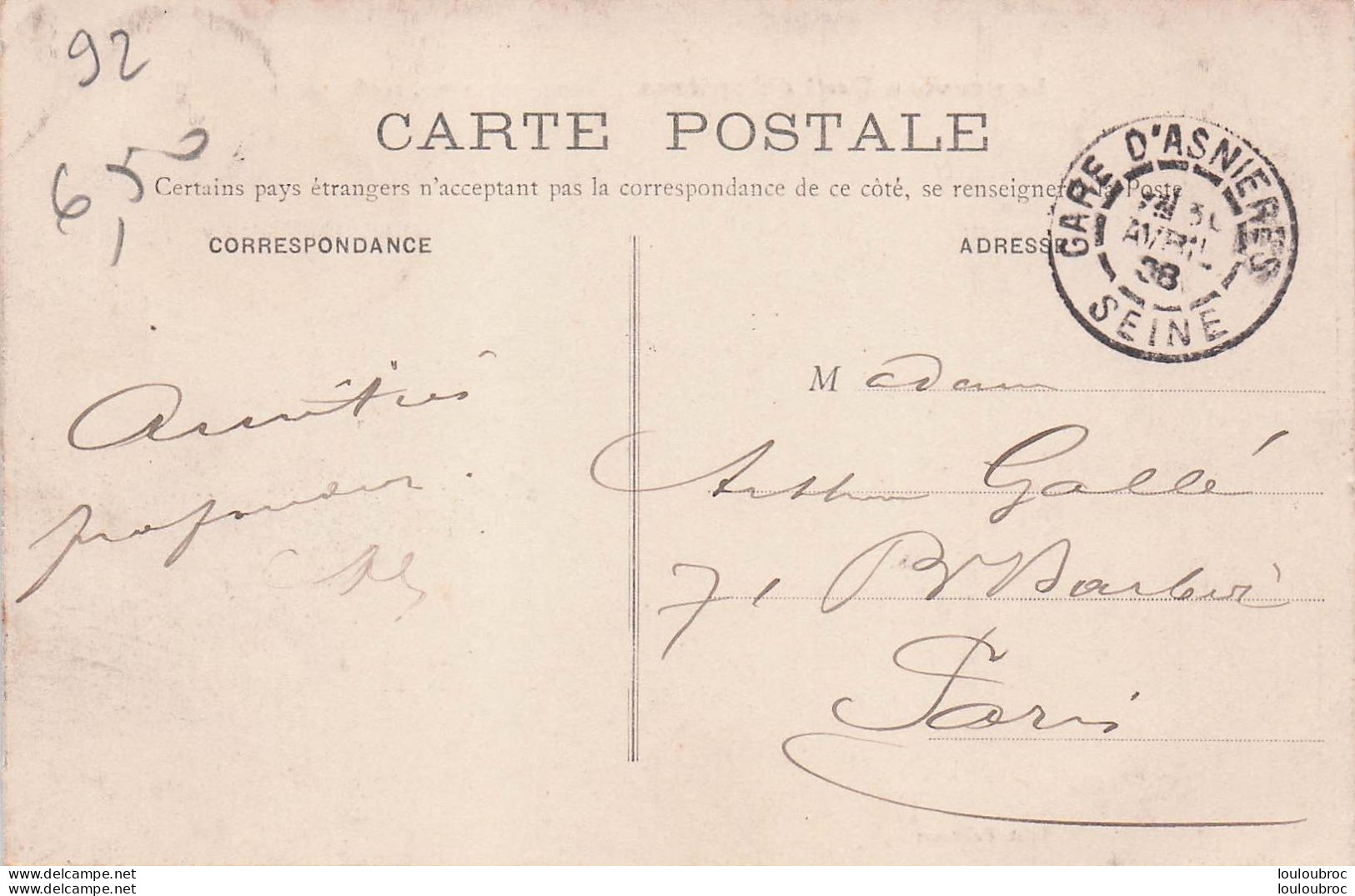 LE NOUVEAU PONT D'ASNIERES FIN DES TRAVAUX 1908 - Asnieres Sur Seine
