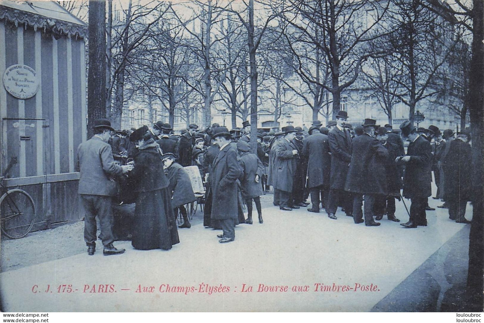 PARIS LA BOURSE AUX TIMBRES POSTE AUX CHAMPS ELYSEES - Arrondissement: 08