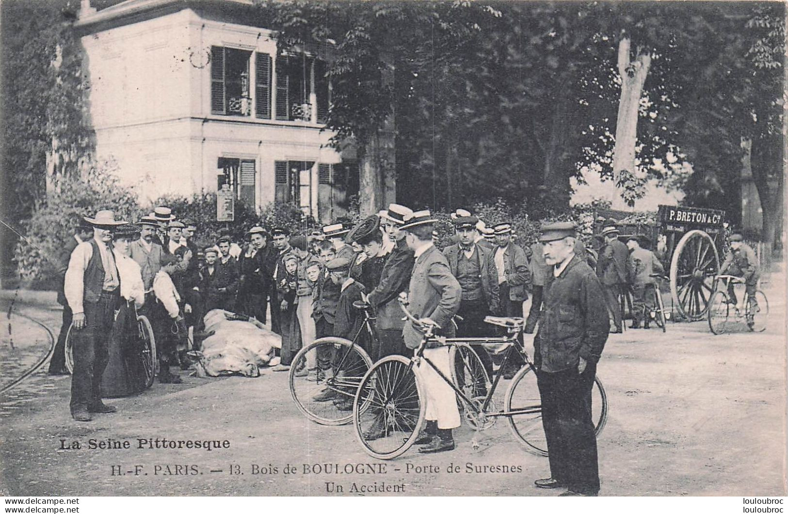 PARIS UN ACCIDENT PORTE DE SURESNES BOIS DE BOULOGNE - District 16