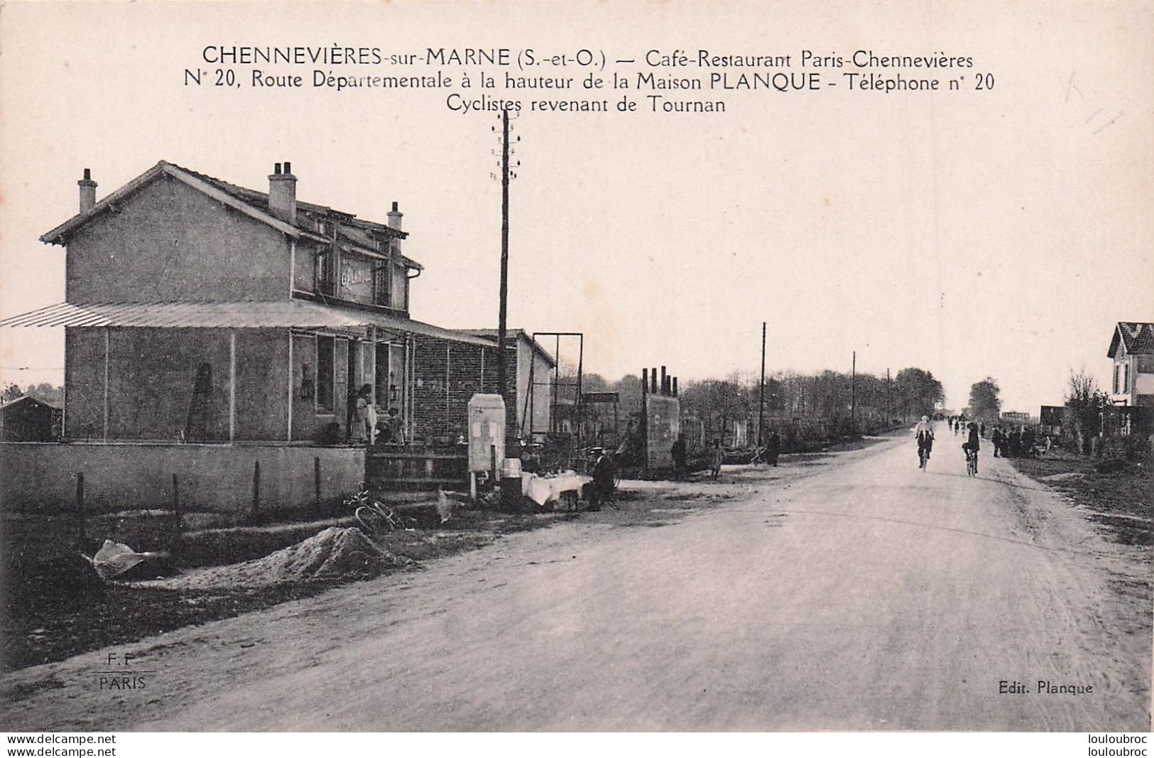 CHENNEVIERES SUR MARNE CAFE RESTAURANT PARIS CHENNEVIERES MAISON PLANQUE - Chennevieres Sur Marne