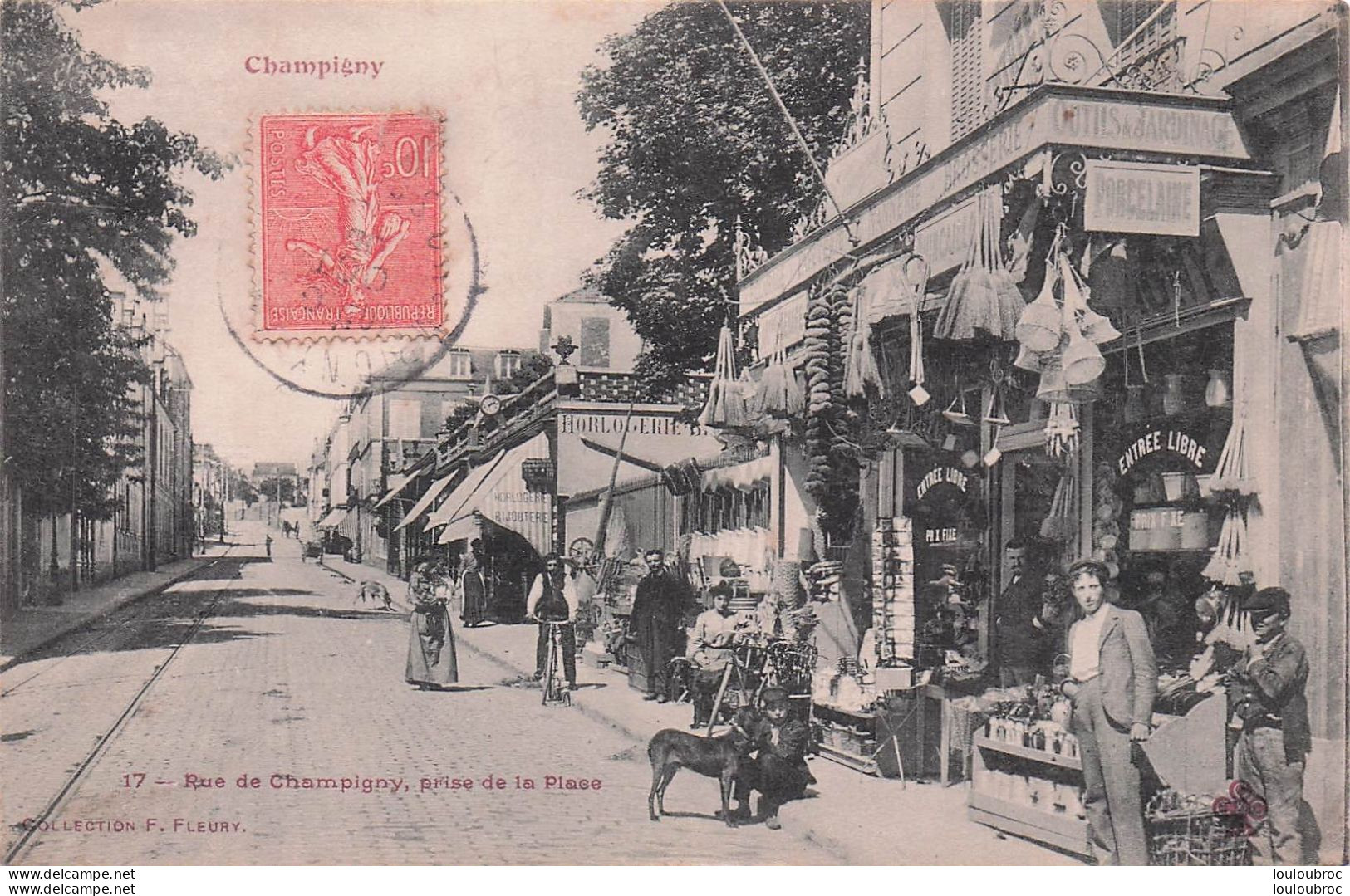 CHAMPIGNY SUR MARNE RUE DE CHAMPIGNY PRISE DE LA PLACE - Champigny Sur Marne