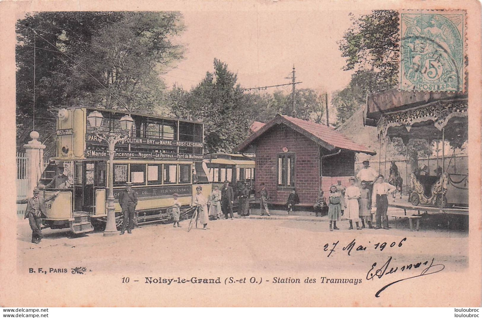 NOISY LE GRAND LA STATION DES TRAMWAYS - Noisy Le Grand