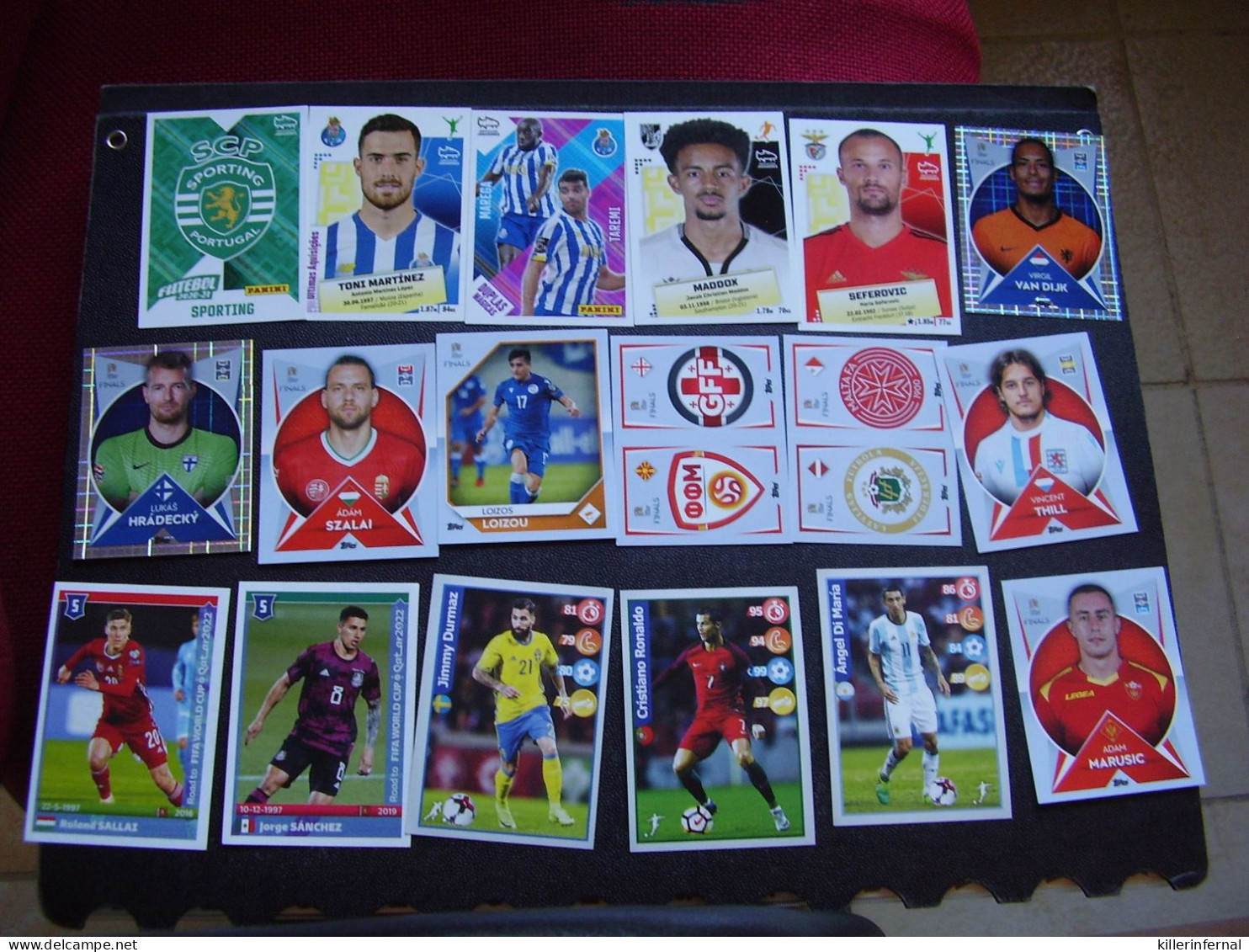 Lot Chromos Images Vignettes Stickers Panini  Sport  Football - Sammelbilderalben & Katalogue