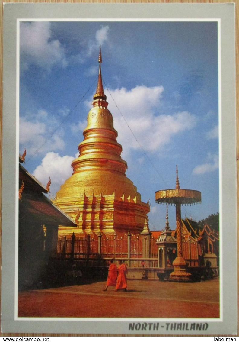 THAILAND WOT PHRATHAT HARIPHOON CHAI LAMPOON CARTE POSTALE POSTKARTE POSTCARD ANSICHTSKARTE PICTURE CARTOLINA PHOTO CARD - Thailand