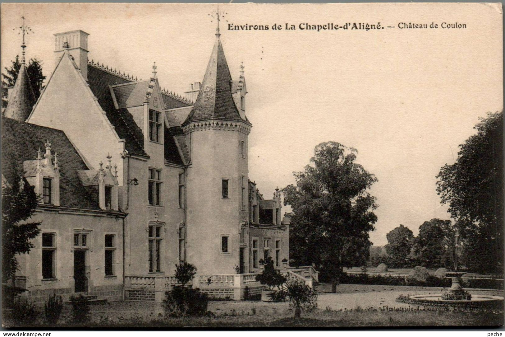 N°1601 W -cpa Château De Coulon - Schlösser