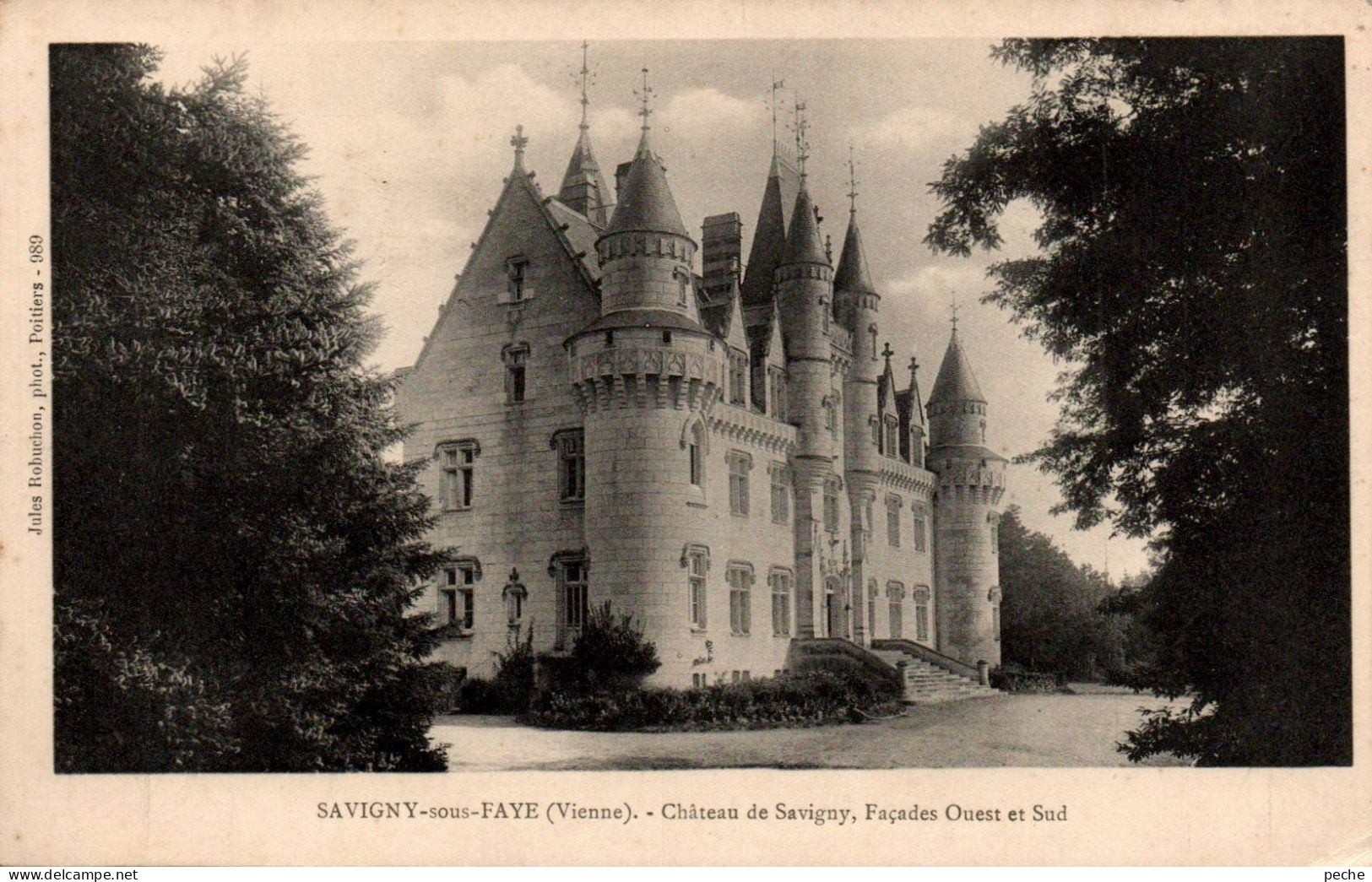 N°1603 W -cpa Château Savigny - Châteaux