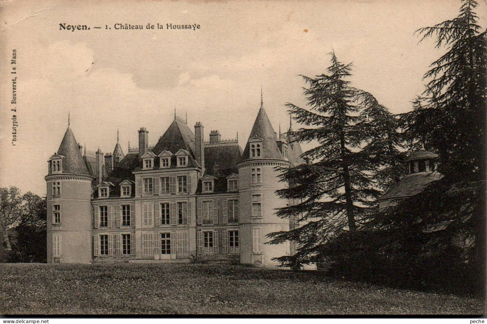 N°1605 W -cpa Château De La Houssaye - Castles