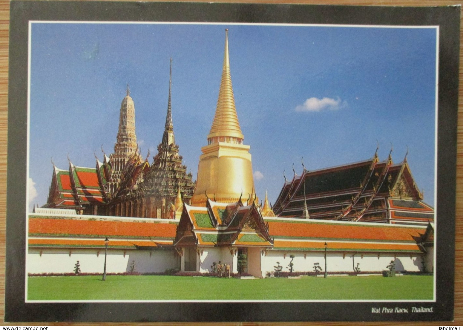 THAILAND EMERALD BUDDHA TEMPLE CARTE POSTALE POSTKARTE POSTCARD ANSICHTSKARTE PICTURE CARTOLINA PHOTO CARD - Thailand