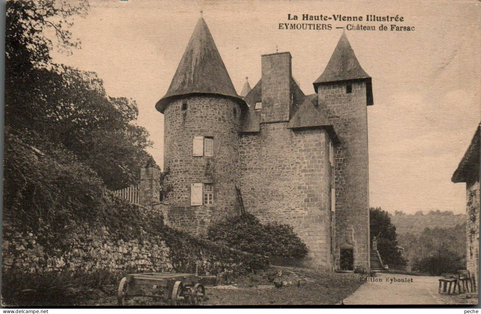 N°1607 W -cpa Château De Farsac - Châteaux