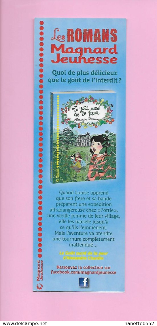MP - Le Goût Sucré De La Peur - Ed. Magnard Jeunesse - Bookmarks