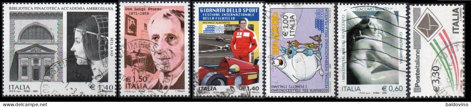 Italia 2009 Lotto 32 Valori (vedi Descrizione) - 2001-10: Used