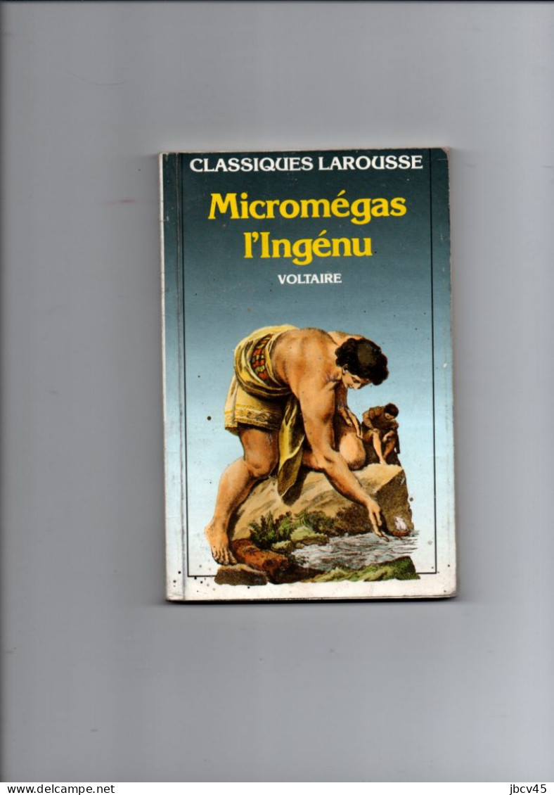 MICROMEGAS  L  INGENU  Voltaire Classiques Larousse 1993 - Psicología/Filosofía