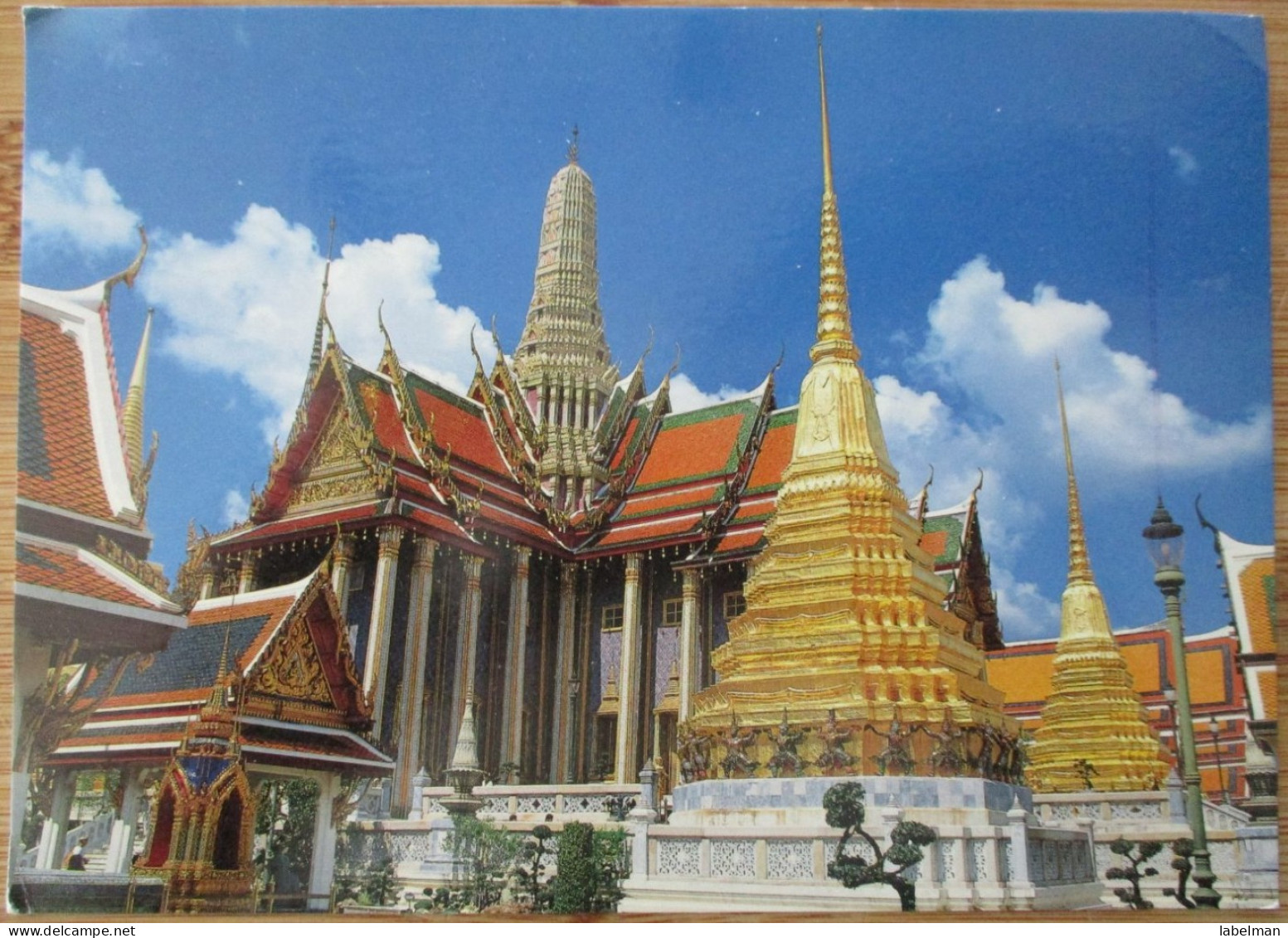 THAILAND EMERALD BUDDHA TEMPLE BANGKOK CARTE POSTALE POSTKARTE POSTCARD ANSICHTSKARTE PICTURE CARTOLINA PHOTO CARD - Thaïlande
