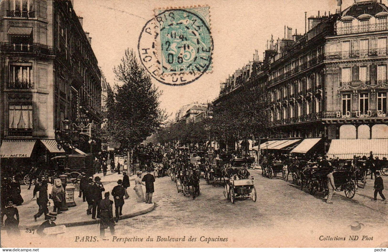 N°1609 W -cpa Paris -perspective Du Boulevard Des Capucines- - Arrondissement: 09