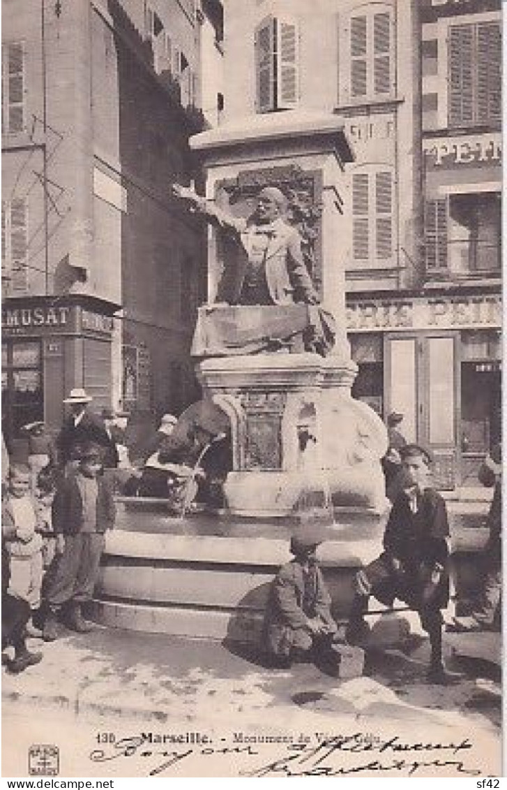 MARSEILLE        Monument De Victot Gélu     Petit Cireur De Chaussures    P H  CIE 130 - Canebière, Stadtzentrum