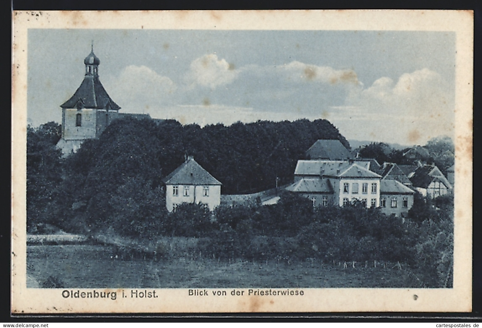 AK Oldenburg I. Holst., Blick Von Der Priesterwiese  - Oldenburg (Holstein)