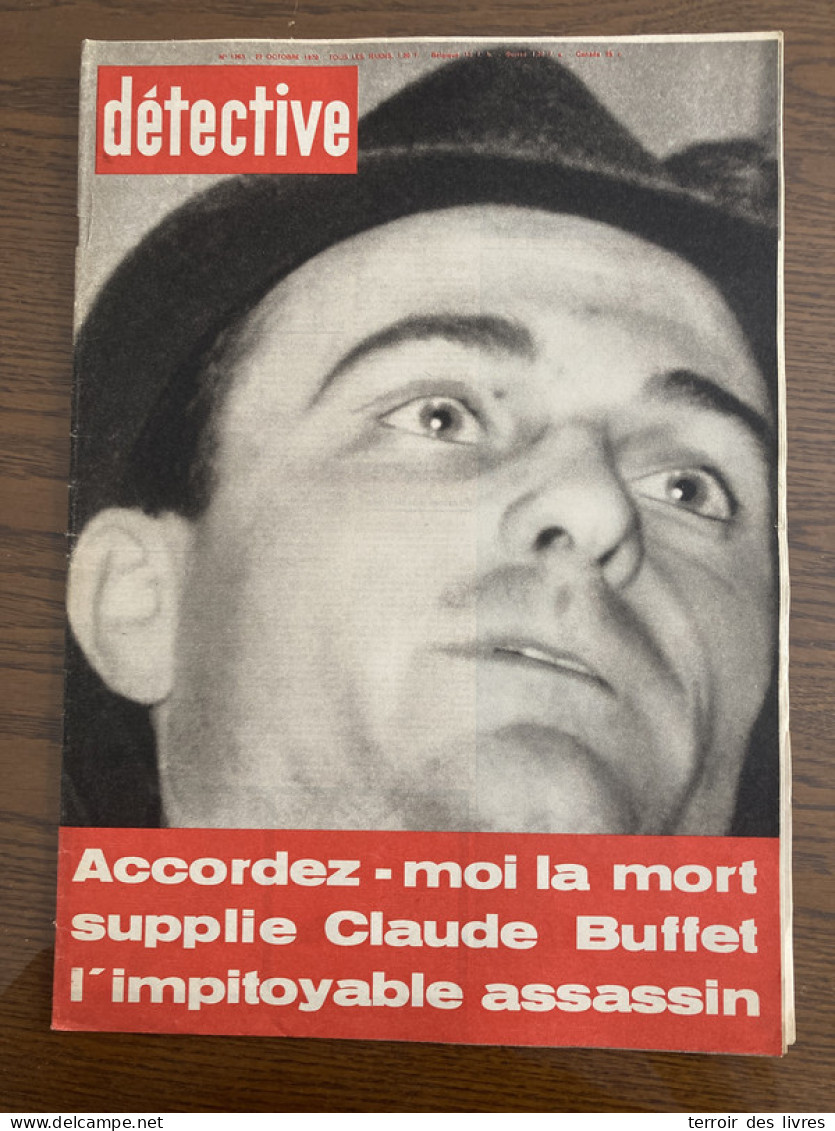 Détective 1970 1263 SAINT JULIEN LES VILLAS TROYES CLAIRVAUX AMIENS Buffet - Autres & Non Classés