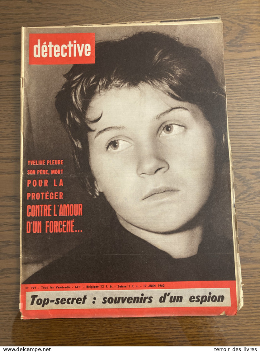 Détective 1960 729 GARCELLES VALS LES BAINS OCTEVILLE BYANS SUR DOUBS DRUGEAC - Other & Unclassified