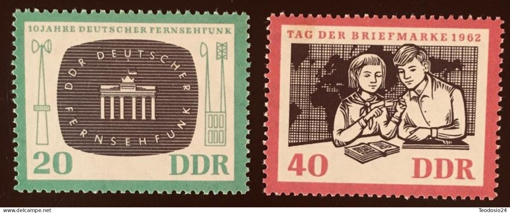 DDR 1962  DIA DEL SELLO  ** - Ongebruikt