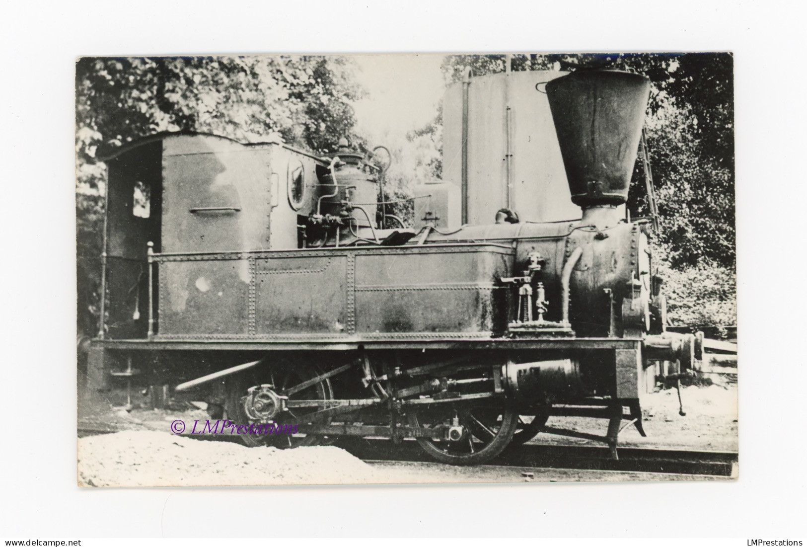 Photo Locomotive LTC La Teste Cazaux Gironde 33 Aquitaine France Train Gare Chemin Chemins Fer Vapeur Buch Cazeaux VNS - Trenes