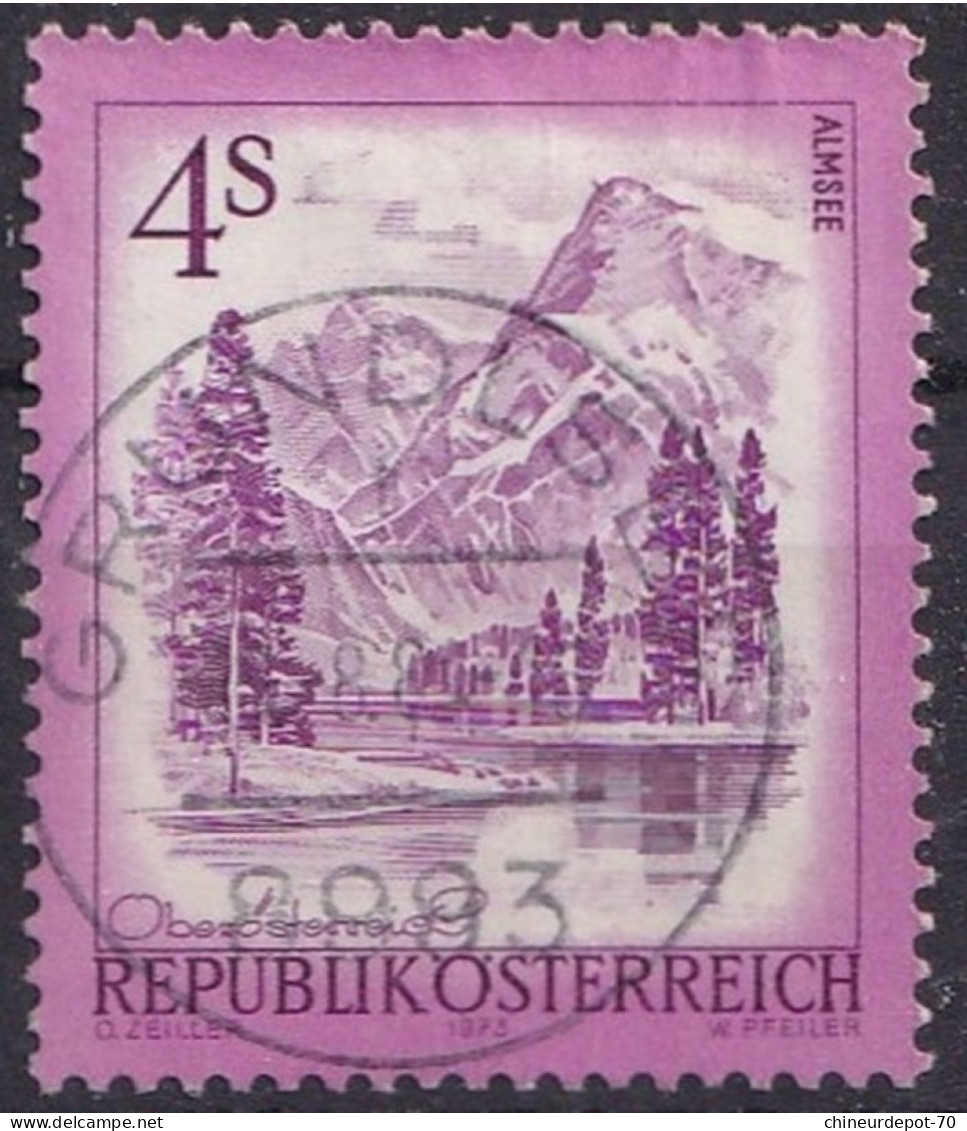 ALMSEE Cachet Grundlsee - Used Stamps