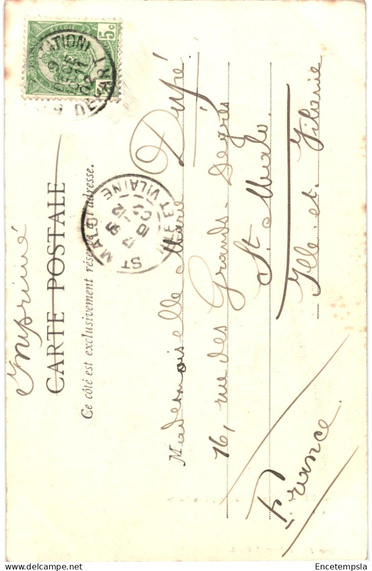 CPA Carte Postale Belgique Gand  Anciennes Maisons Rue Haute  1902 VM80284 - Gent