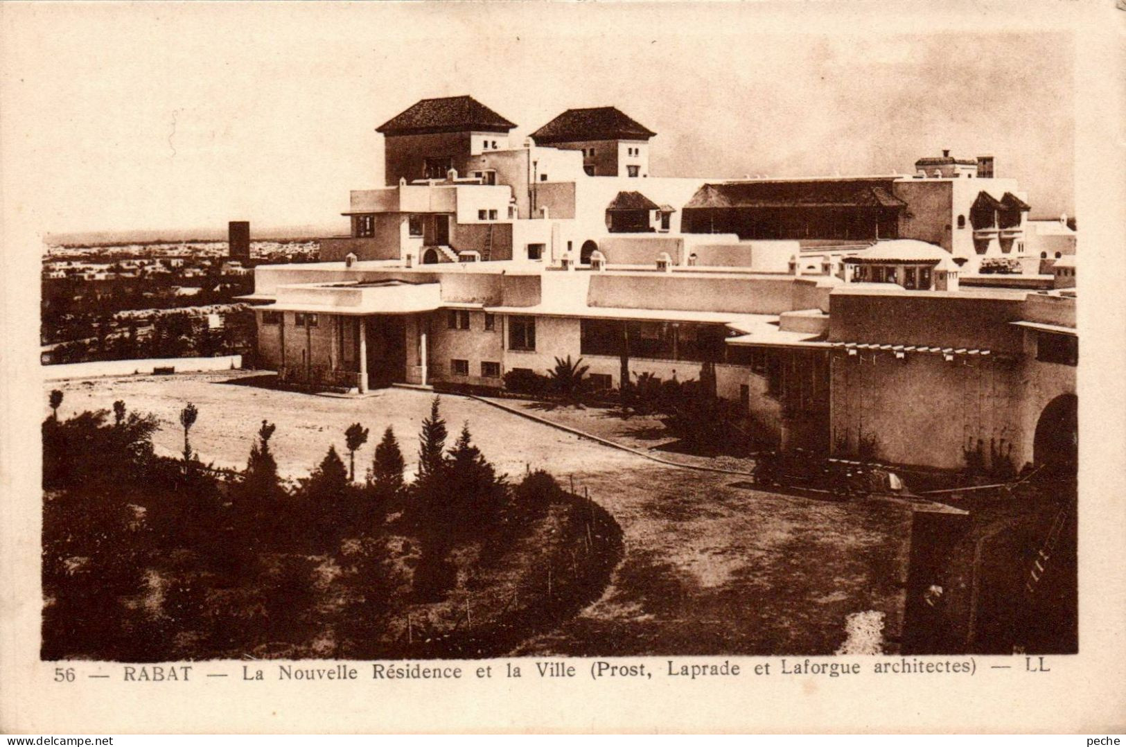 N°1618 W -cpa Rabat -la Nouvelle Résidence Et La Ville- - Rabat