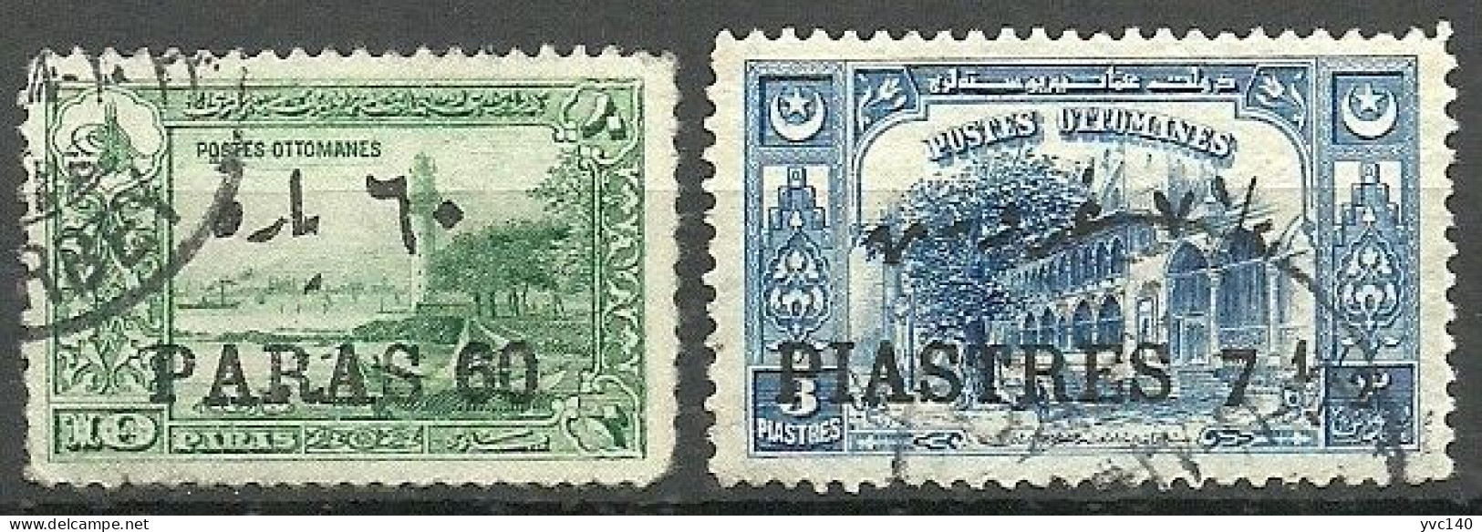 Turkey; 1921 Surcharged Postage Stamps - Gebraucht