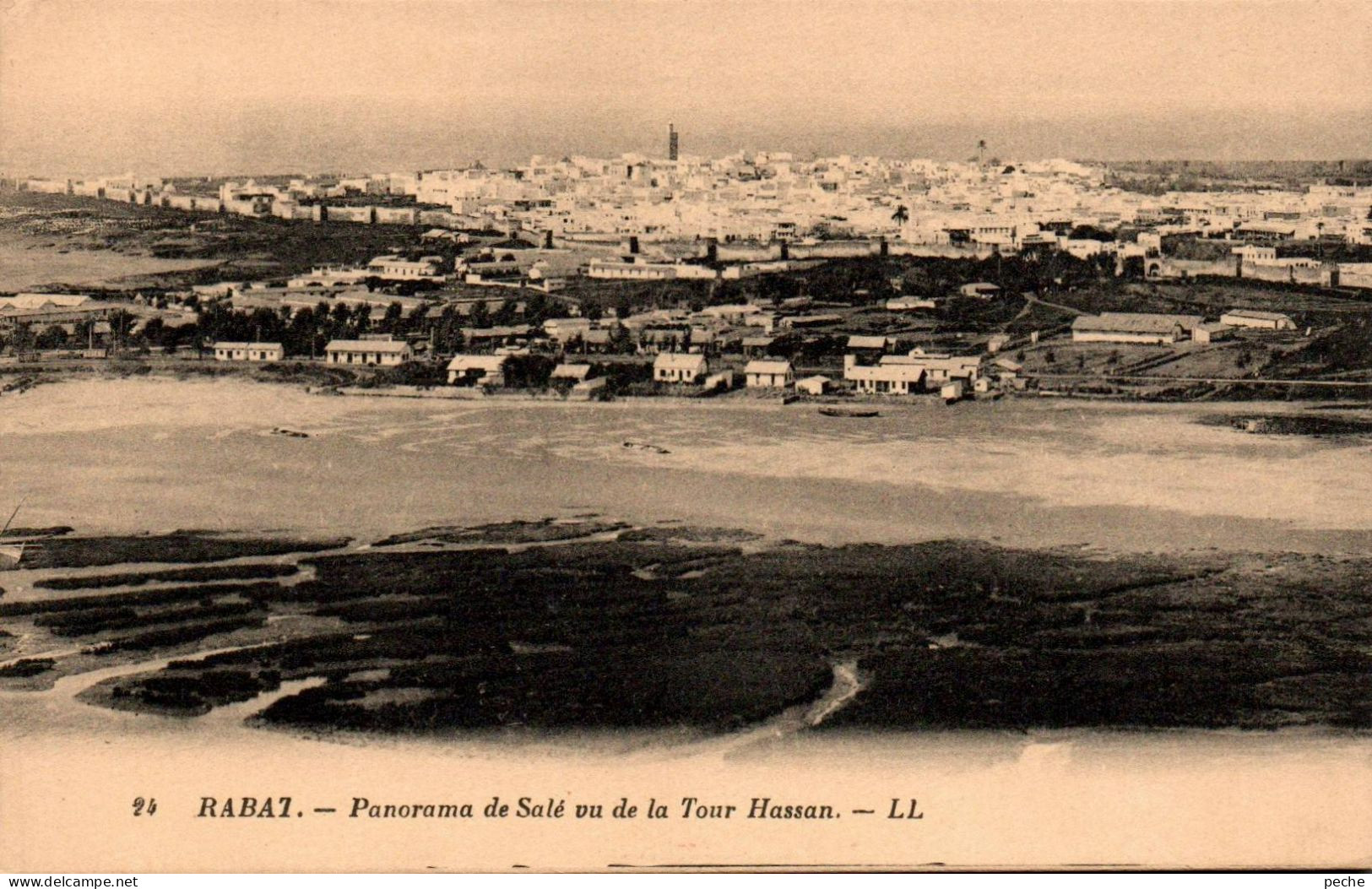 N°1619 W -cpa Rabat -panorama De Salé Vu De La Tour Hassan- - Rabat
