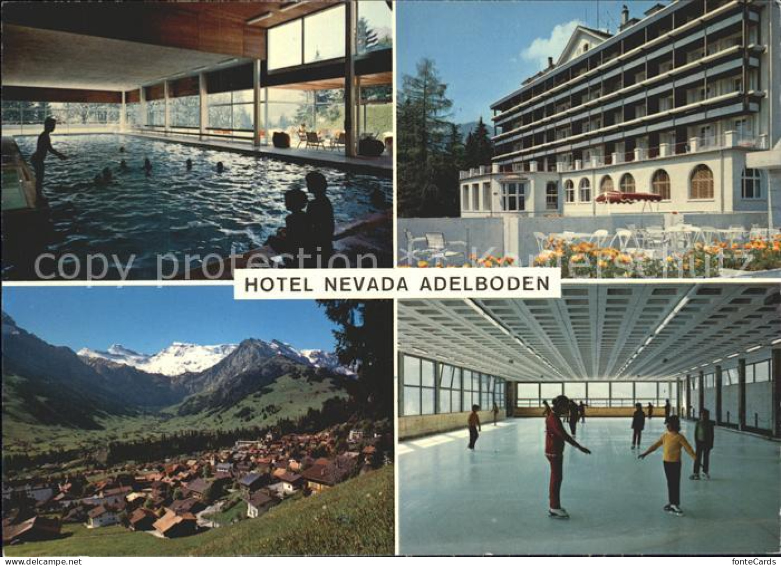 11864191 Adelboden Hotel Nevada Hallenbad Halleneisbahn Adelboden BE - Sonstige & Ohne Zuordnung