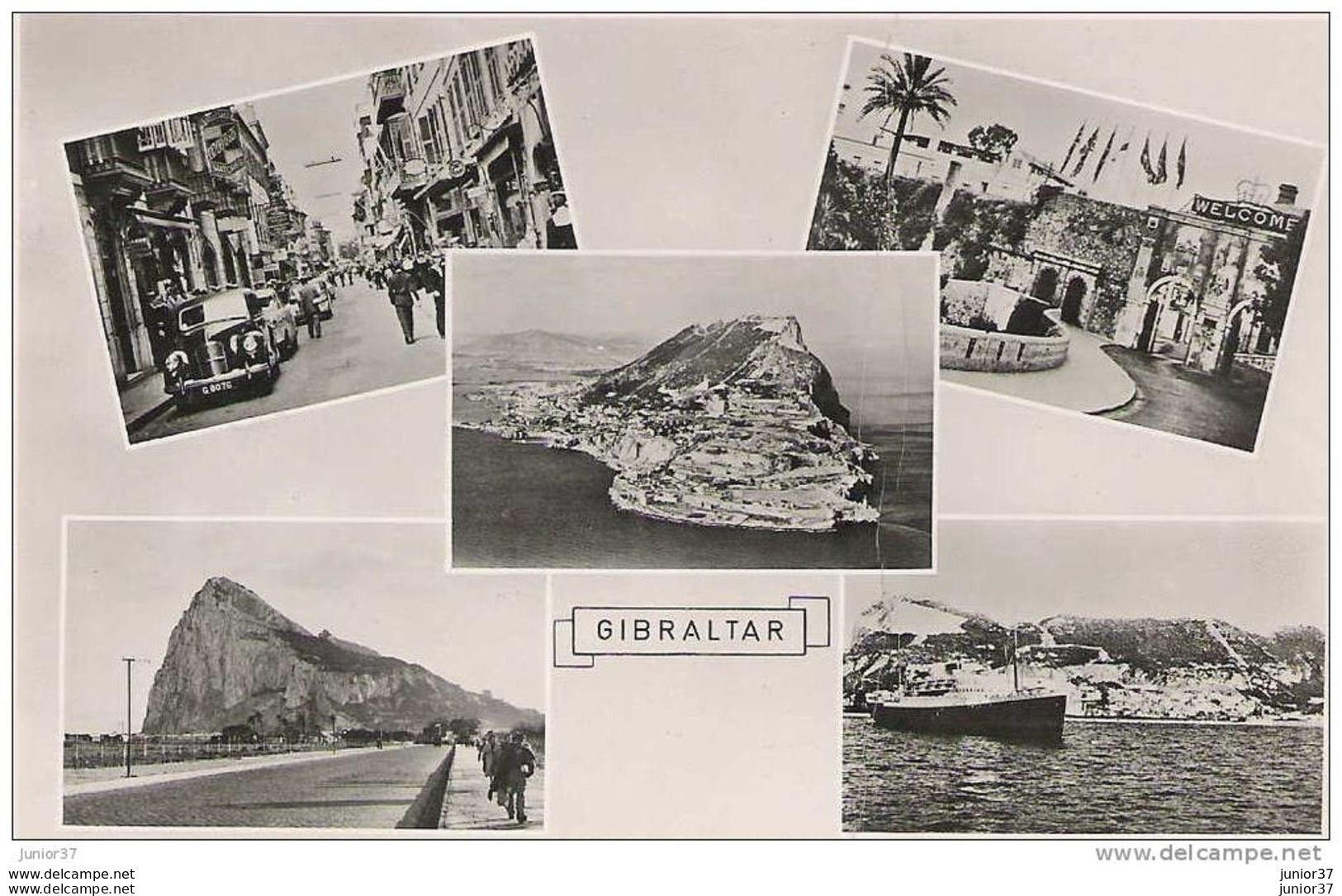 Gibraltar, Multivue, Voiture, Bateau - Cabrera