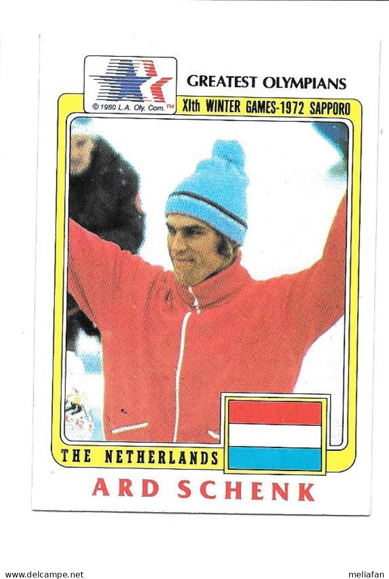 DE59 - CARTE GREATEST OLYMPIANS - ARD SCHENK - Winter Sports