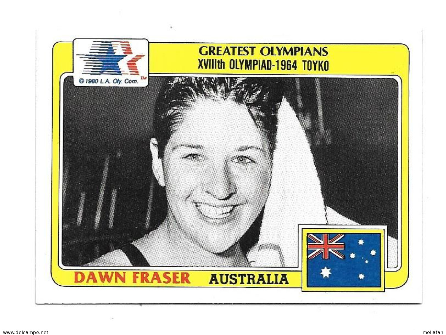 DE62 - CARTE GREATEST OLYMPIANS - DAWN FRASER - Natation