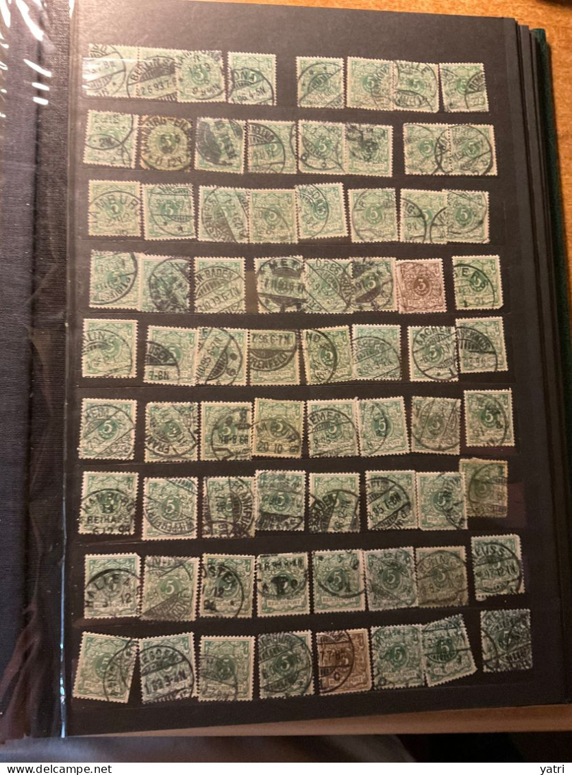 Deutsches Reich (1889) - Mi. 45, 46 - 140 Francobolli - Used Stamps