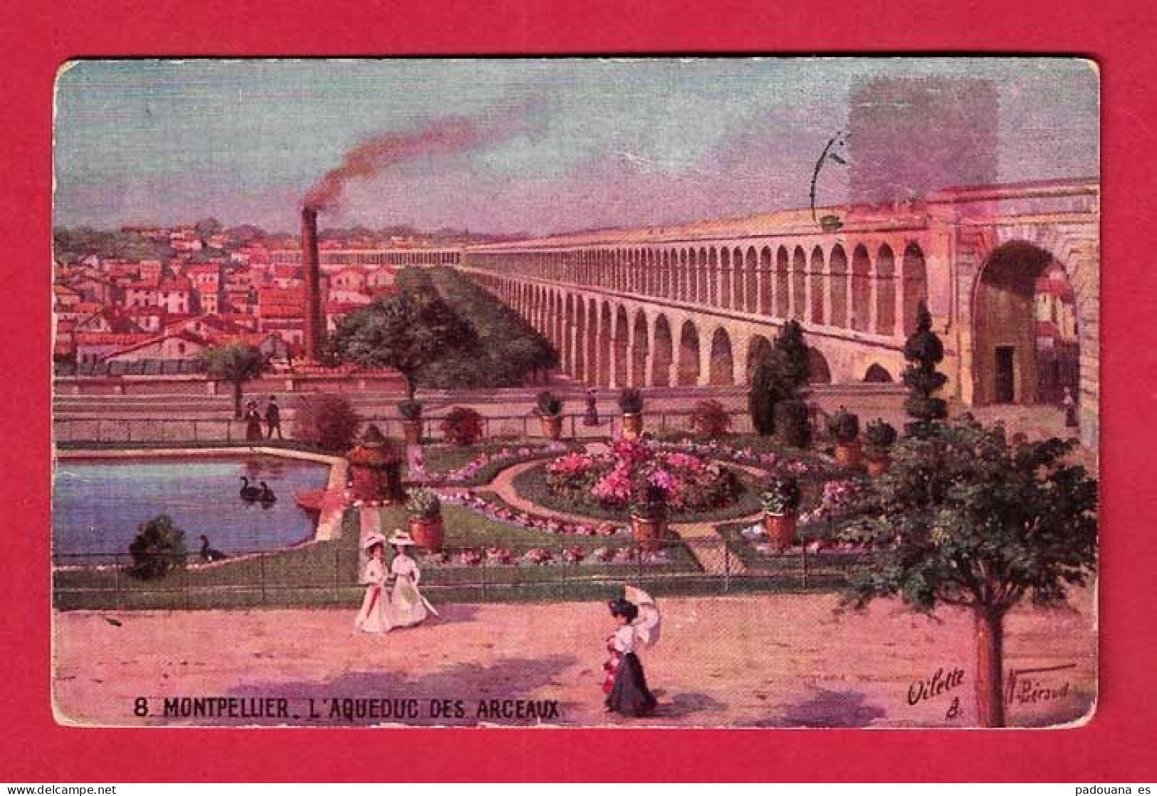 AE210 FANTAISIES 34 MONTPELLIER L'AQUEDUC DES ARCEAUX OILETTE BERAUD - Femmes