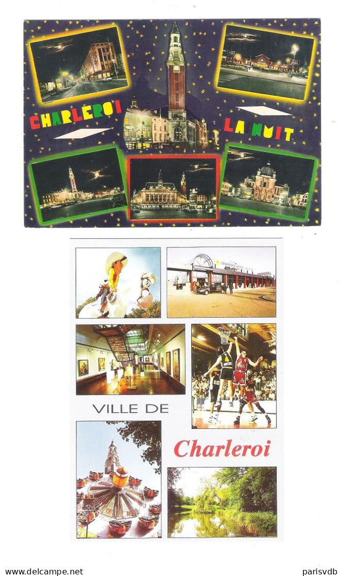 CHARLEROI  - 2 POSTKAARTEN  (14.358) - Charleroi