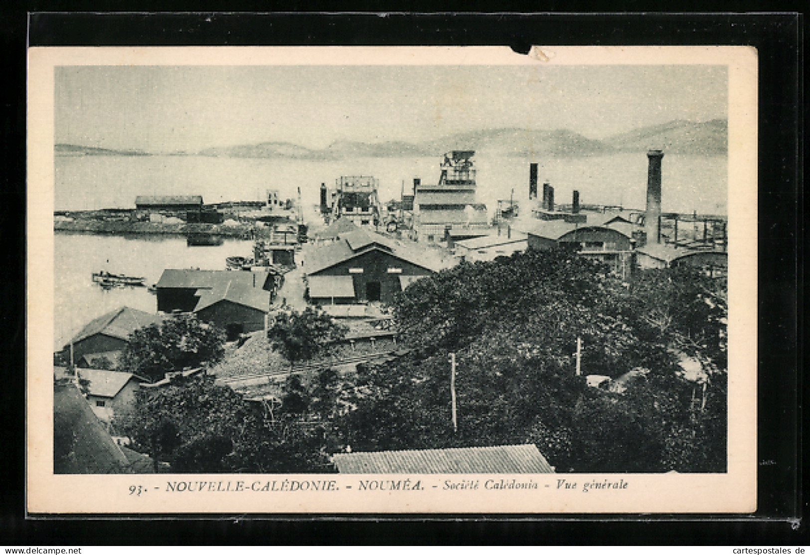 AK Nouméa, Societé Calédonia, Vue Générale, Nickel  - Autres & Non Classés