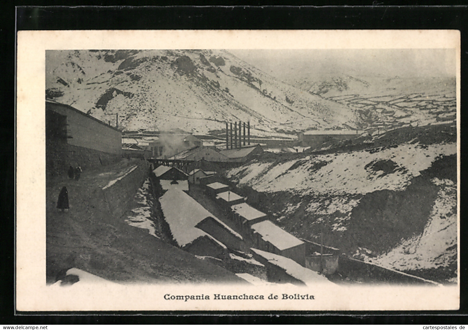AK Compania Huanchaca, Ansicht Des Bergwerks  - Bolivien