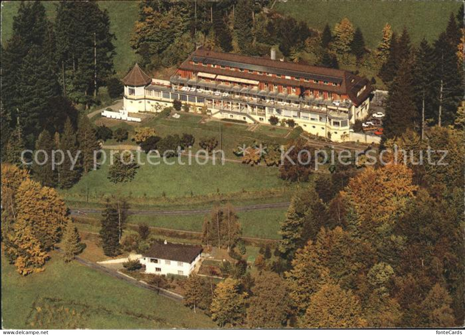 11863883 Unteraegeri Fliegeraufnahme Sanatorium Adelheid Unteraegeri - Autres & Non Classés