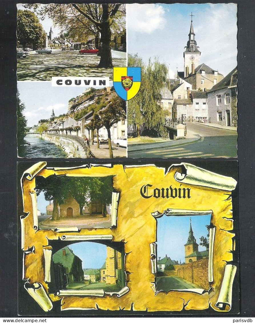 COUVIN - 2 POSTKAARTEN    (14.369) - Couvin