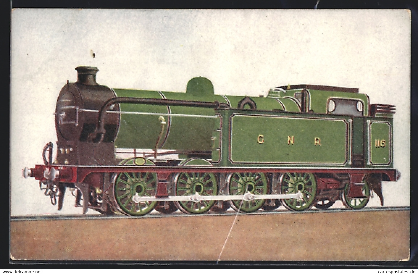 Pc Englische Eisenbahn Der Concaster Werke 1903  - Eisenbahnen