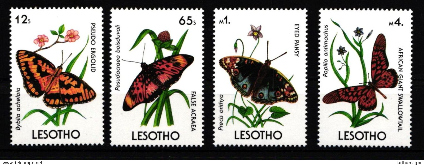 Lesotho 825, 828, 829, 832 Postfrisch Schmetterling #IJ442 - Lesotho (1966-...)