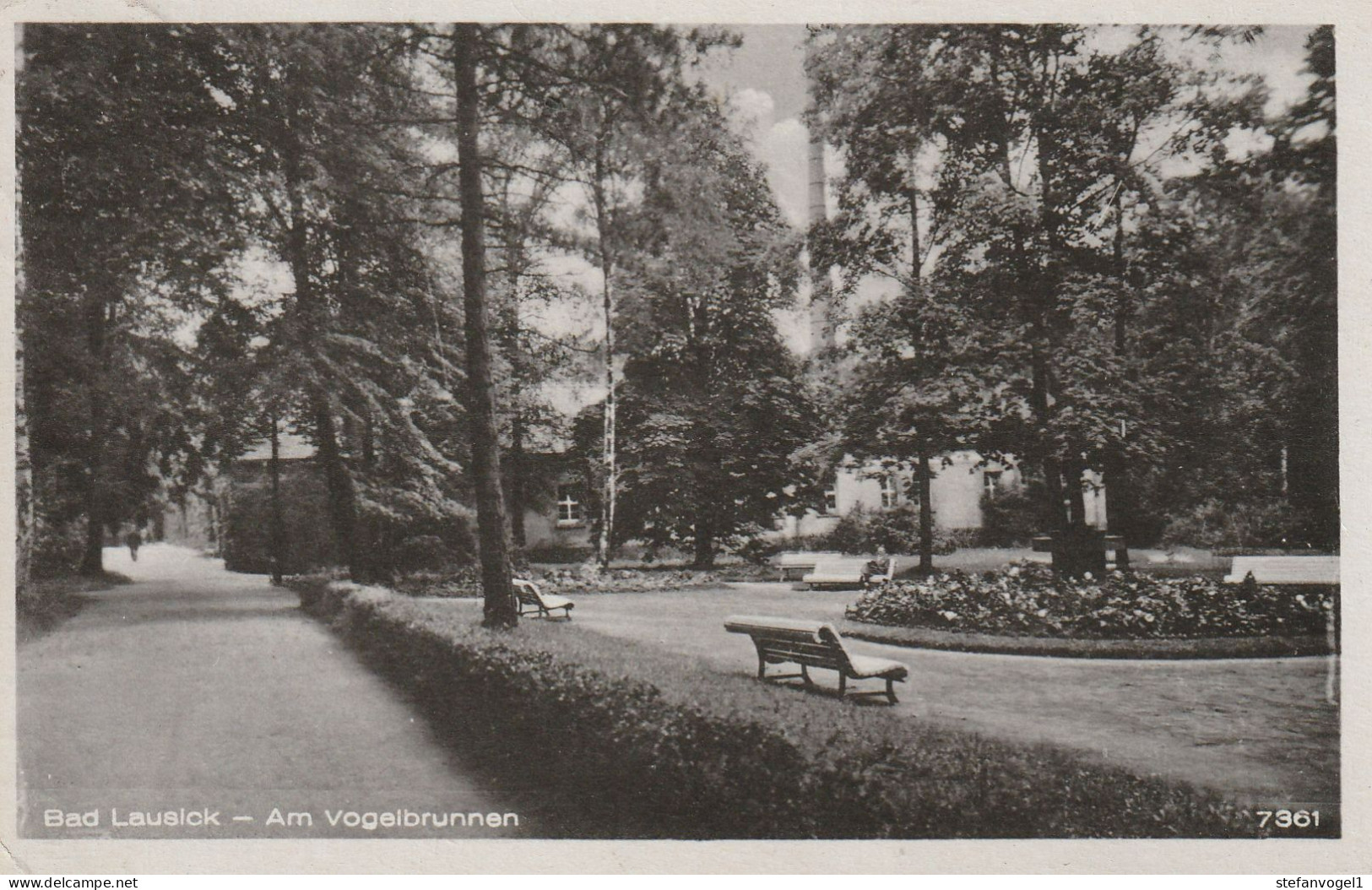 Bad Lausick   1953  Am Vogelbrunnen - Bad Lausick