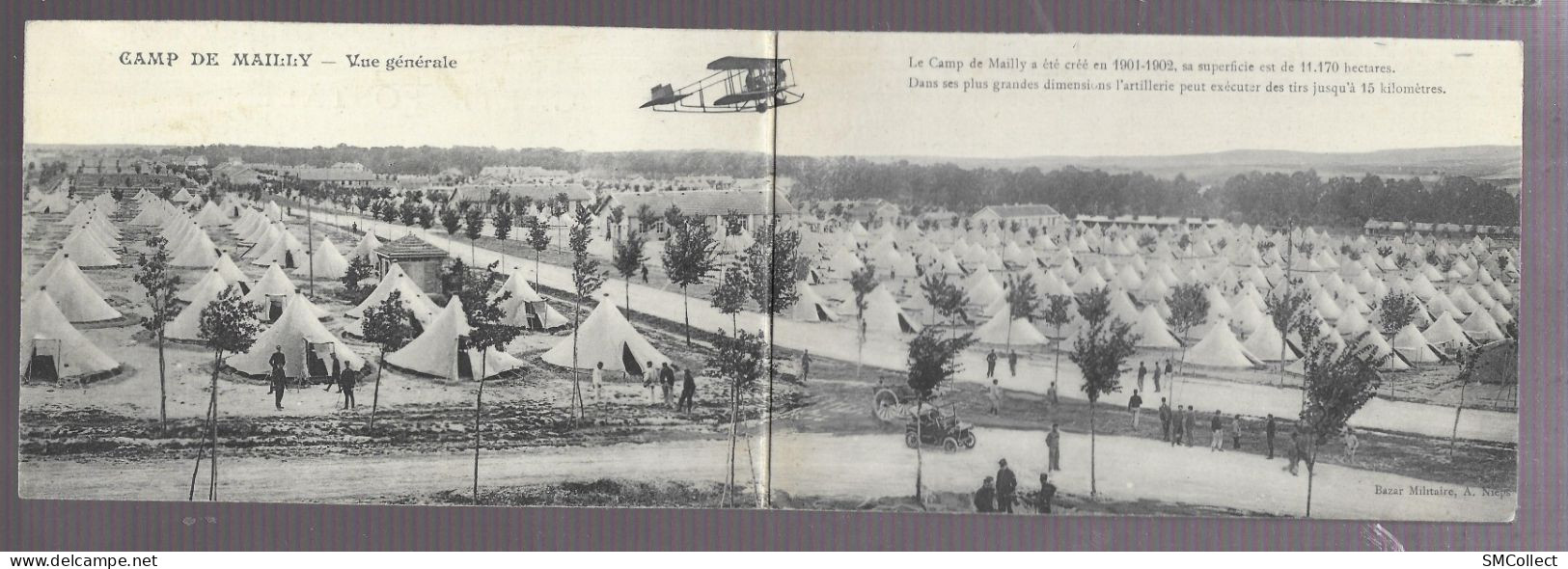 Carte Double. Le Camp De Mailly A été Créé En 1901 - 1902 ... (13701) - Mailly-le-Camp